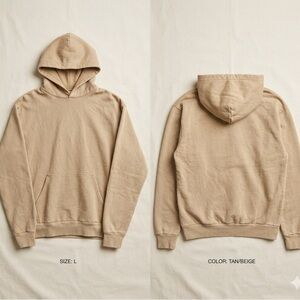 TALENTLESS Premium Heavyweight Hoodie - Bone/Sand